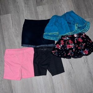 (5) shorts little girls